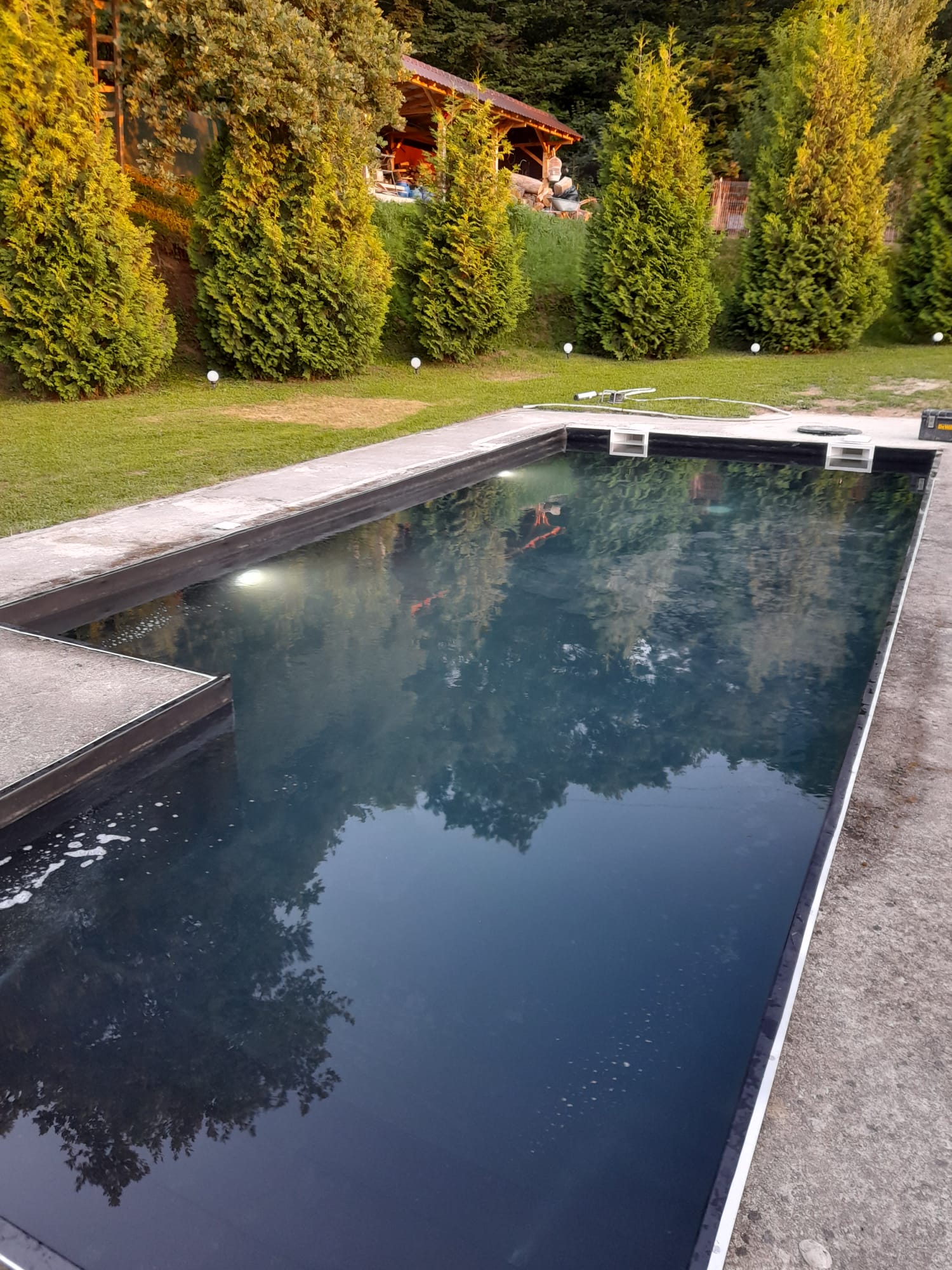 Black Pool Piscina Liner negru